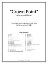 Crown Point Concert Band sheet music cover